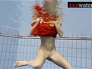 killer super-fucking-hot girl swimming in the pool