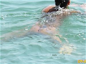 big breasts inexperienced Beach cougars - spycam Beach vid
